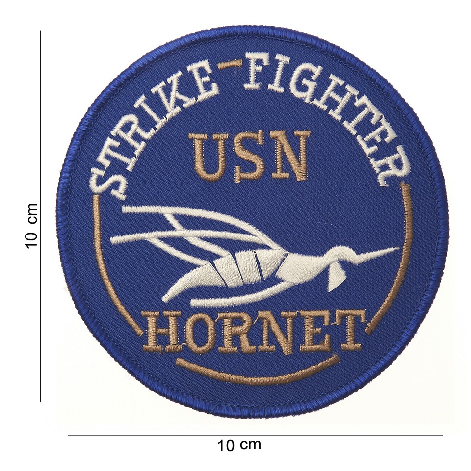 Nášivka textilní 101 Inc USN Hornet - modrá