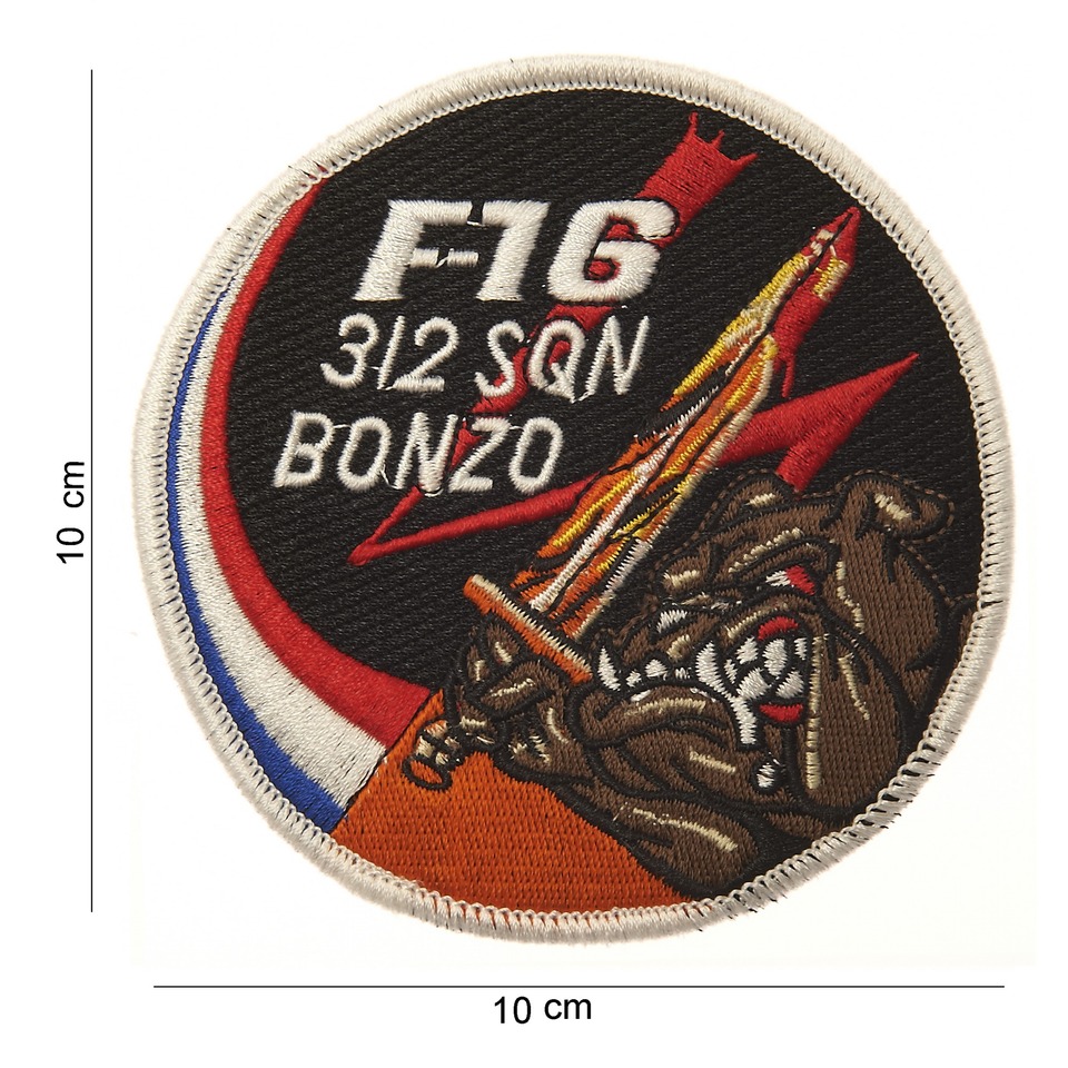 Nášivka textilní 101 Inc F-16 312 SQN Bonzo - barevná
