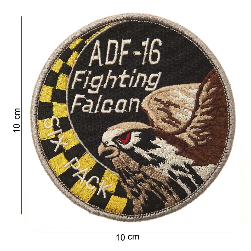 Nášivka textilní 101 Inc ADF-16 Fighting Falcon - barevná
