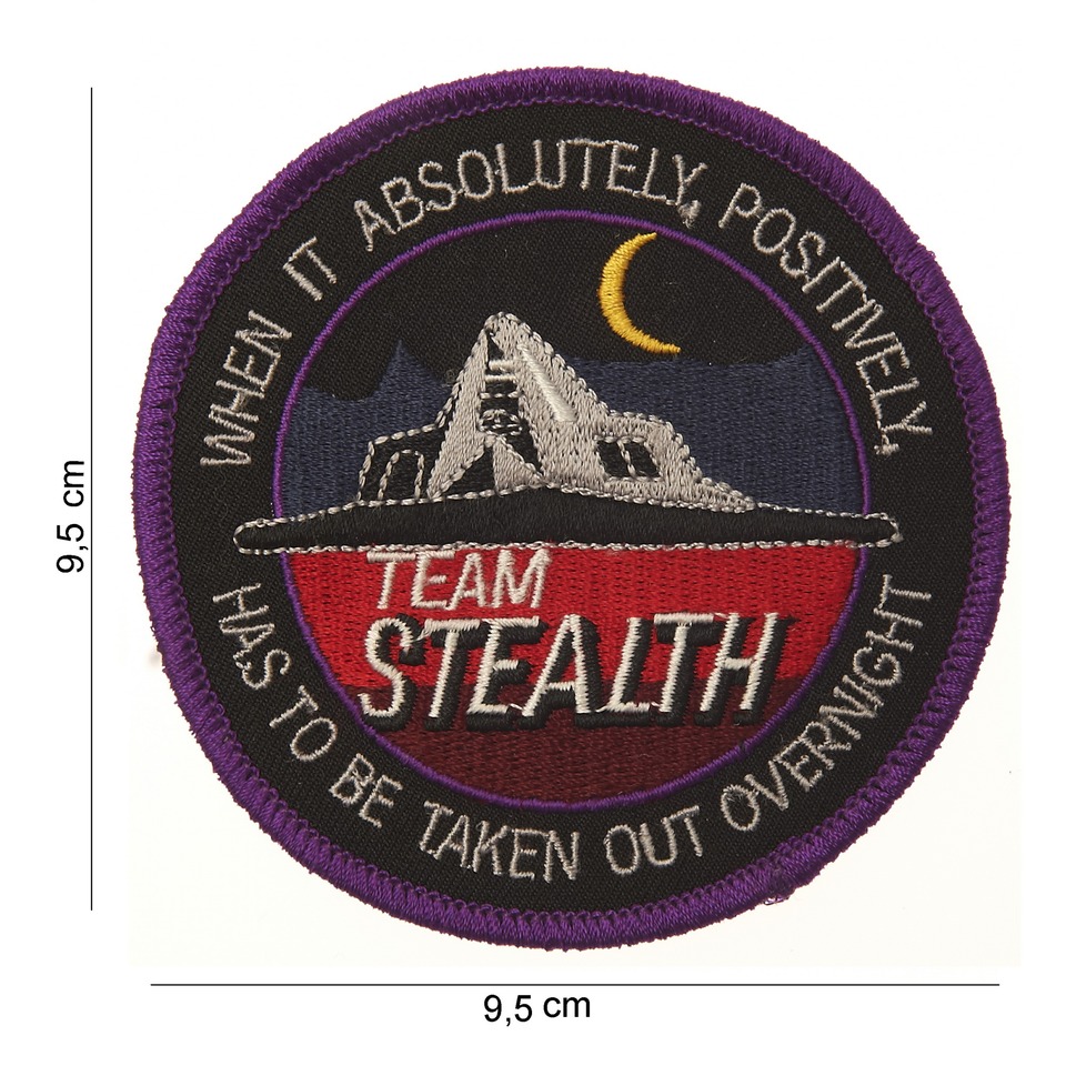 Nášivka textilní 101 Inc Team Stealth - barevná