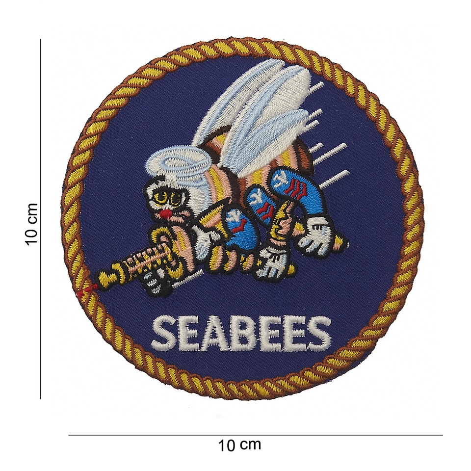 Nášivka textilní 101 Inc Seabees - barevná