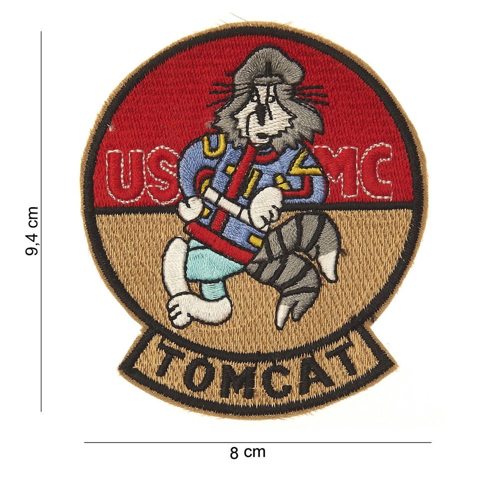 Nášivka textilní 101 Inc Tomcat USMC - barevná