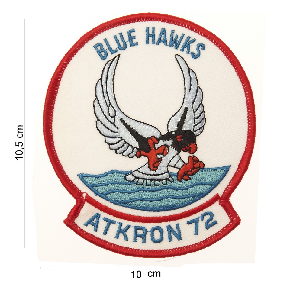 Nášivka textilní 101 Inc Blue Hawks Atkron 72 - barevná