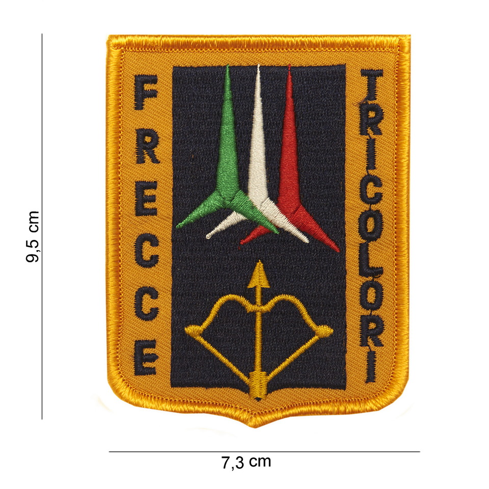Nášivka textilní 101 Inc Frecce Tricolori - žlutá-černá