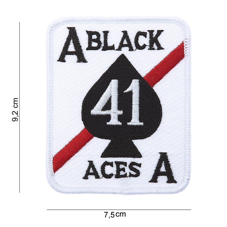 Nášivka textilní 101 Inc Black Aces 41 - barevná