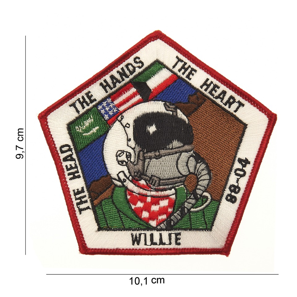 Nášivka textilní 101 Inc Willie 88-04 - barevná