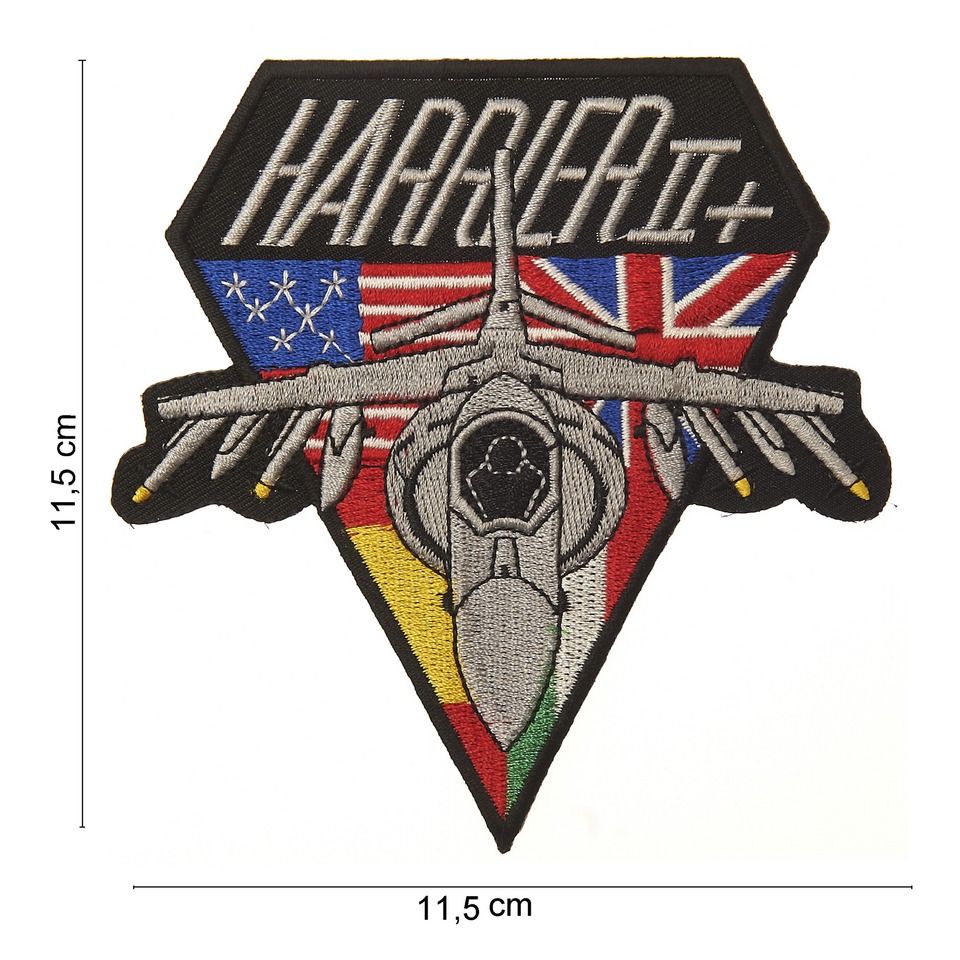 Nášivka textilní 101 Inc Harrier II + - barevná