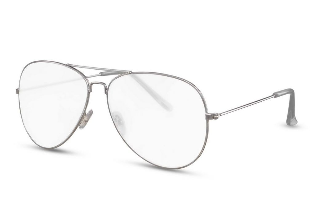 Sluneční brýle Solo Aviator - stříbrné