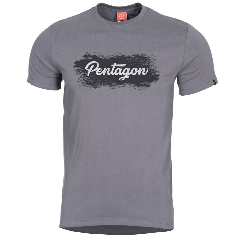 Tričko Pentagon Grunge - šedé, XS