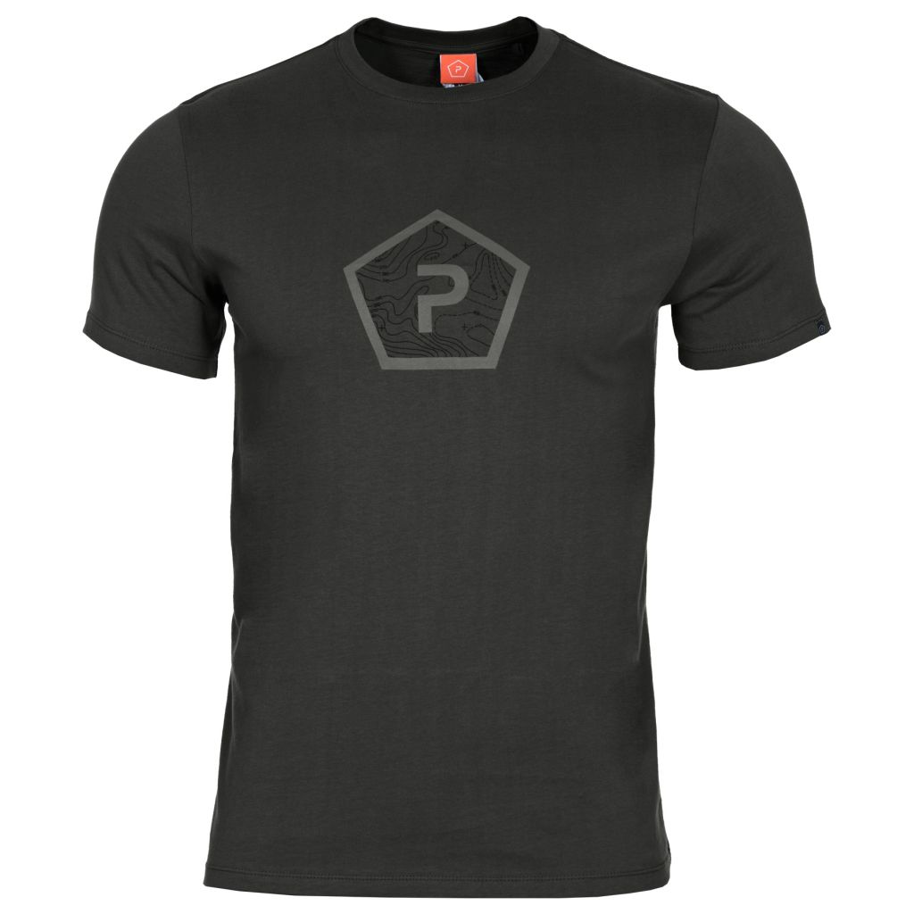 Tričko Pentagon Shape - černé, XL