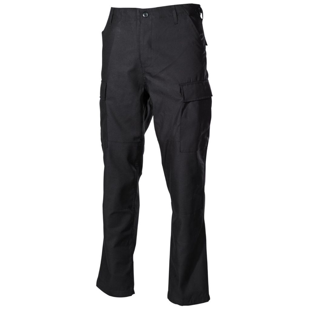 Kalhoty MFH US BDU prošité - černé, XL