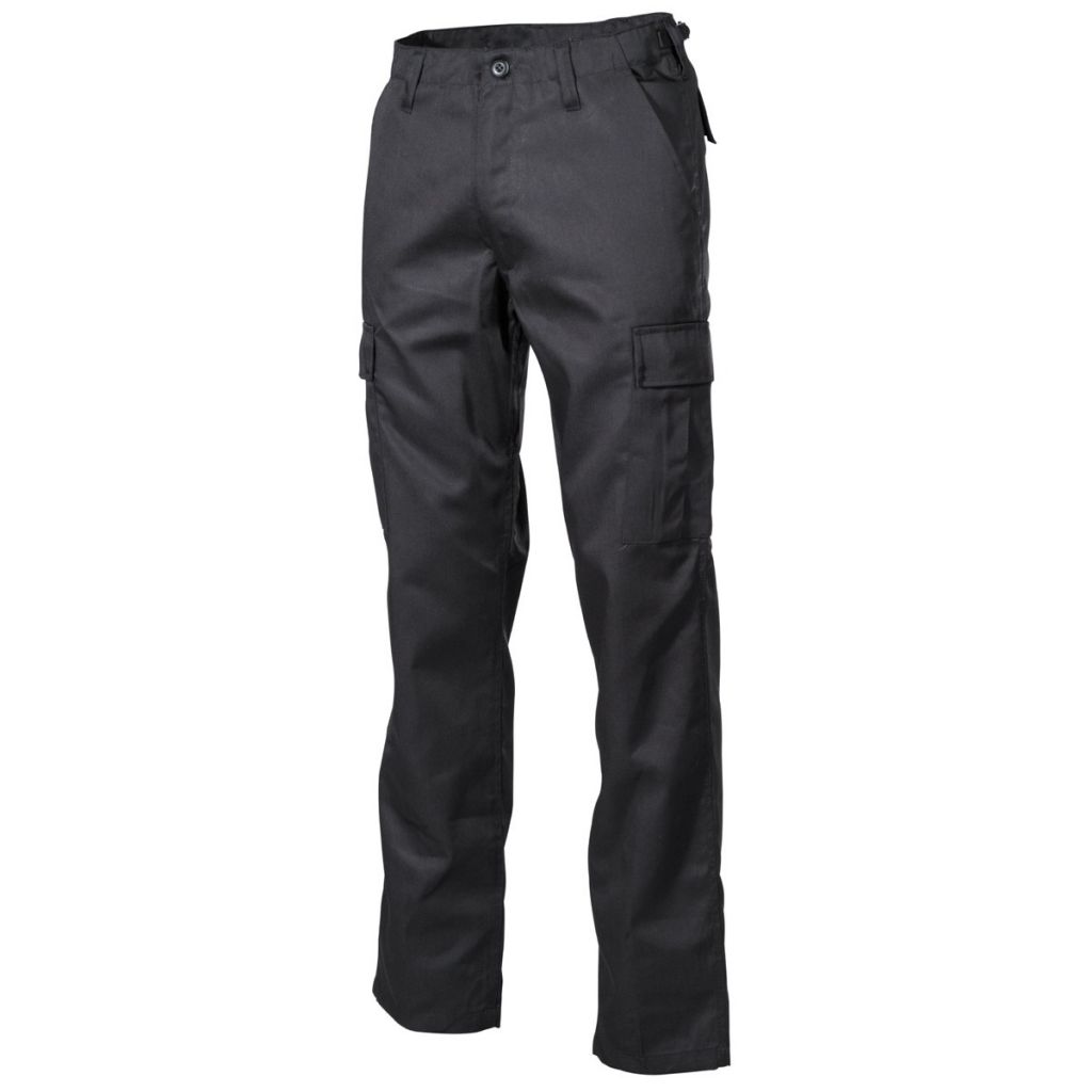 Kalhoty MFH US BDU SIM - černé, XL