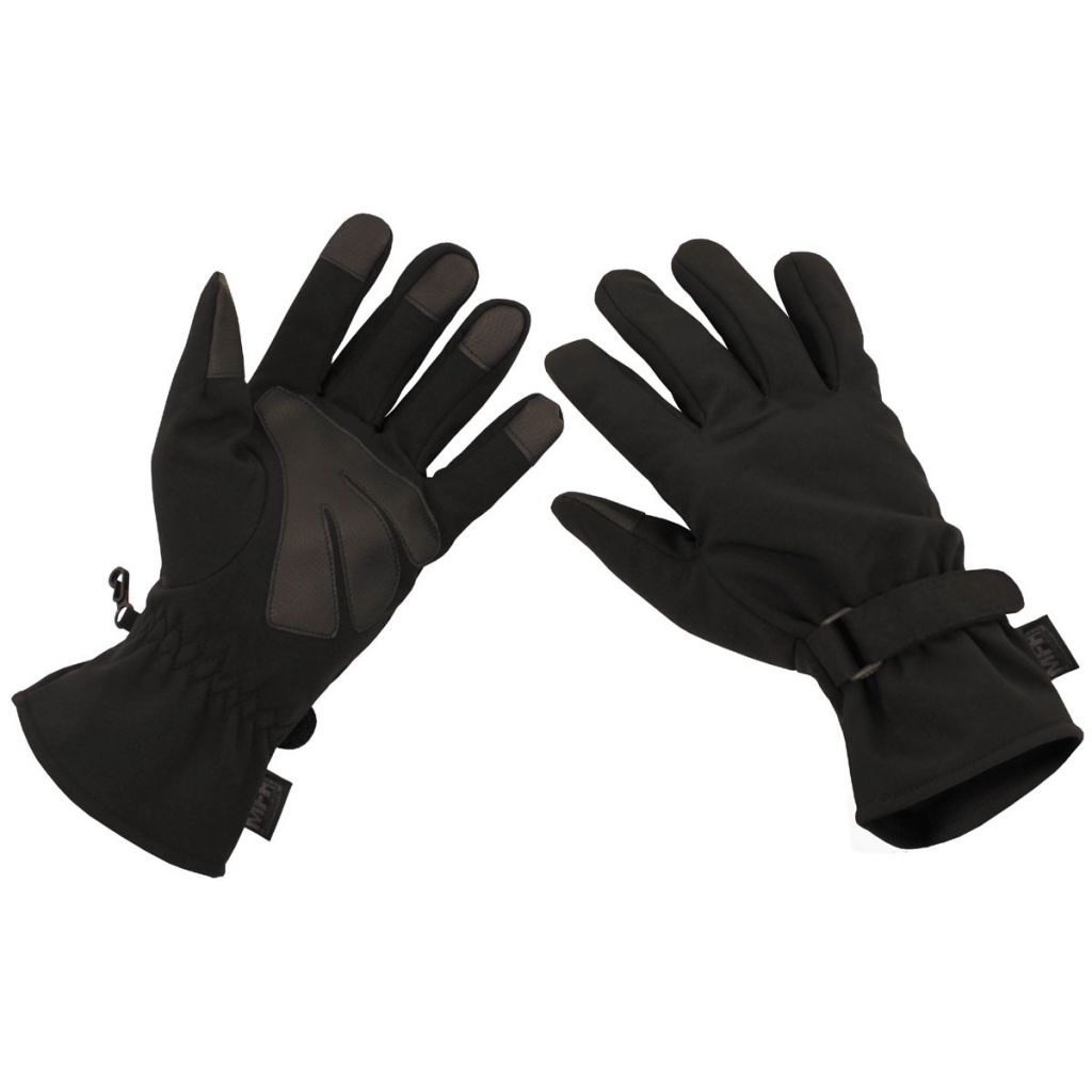 Rukavice MFH Softshell - černé, XL