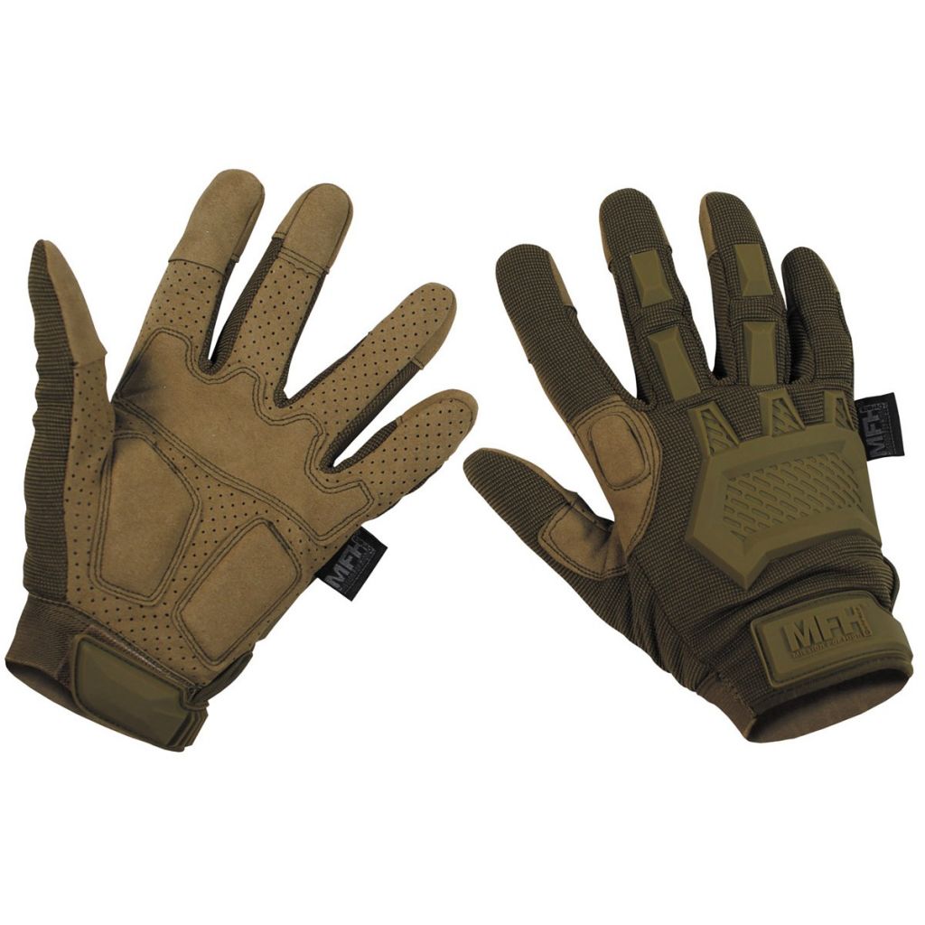 Rukavice MFH Tactical Action - coyote, S