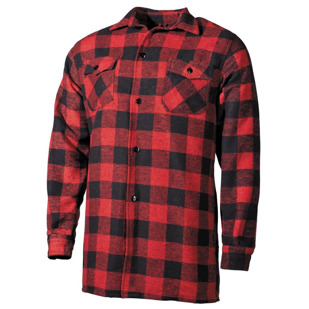 Košile kostkovaná dřevorubecká Fox Lumberjack - červená, L