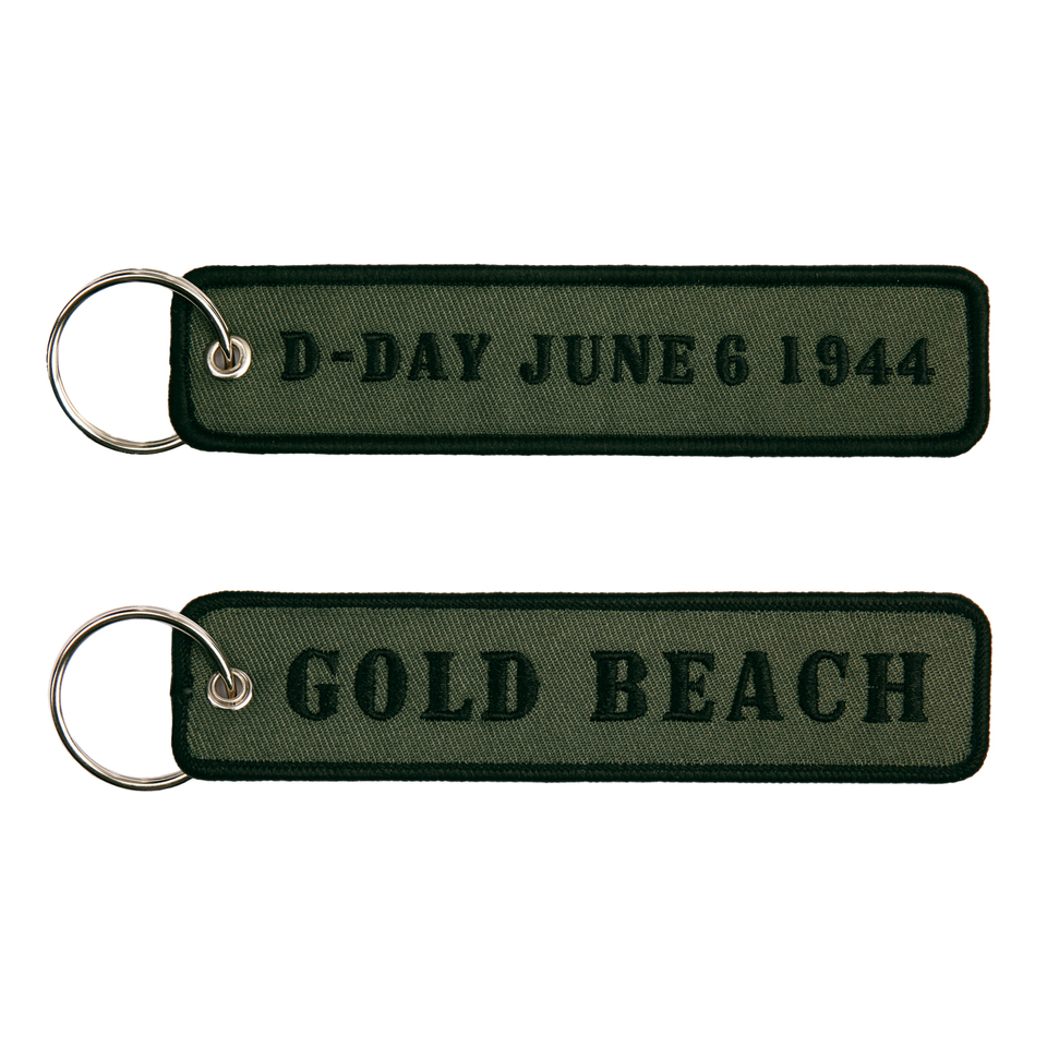 Přívěsek na klíče Fostex D-Day Gold Beach - olivový