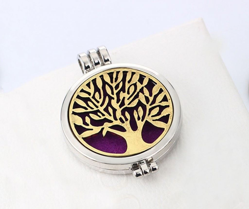 Aroma náhrdelník Strom života - stříbrný