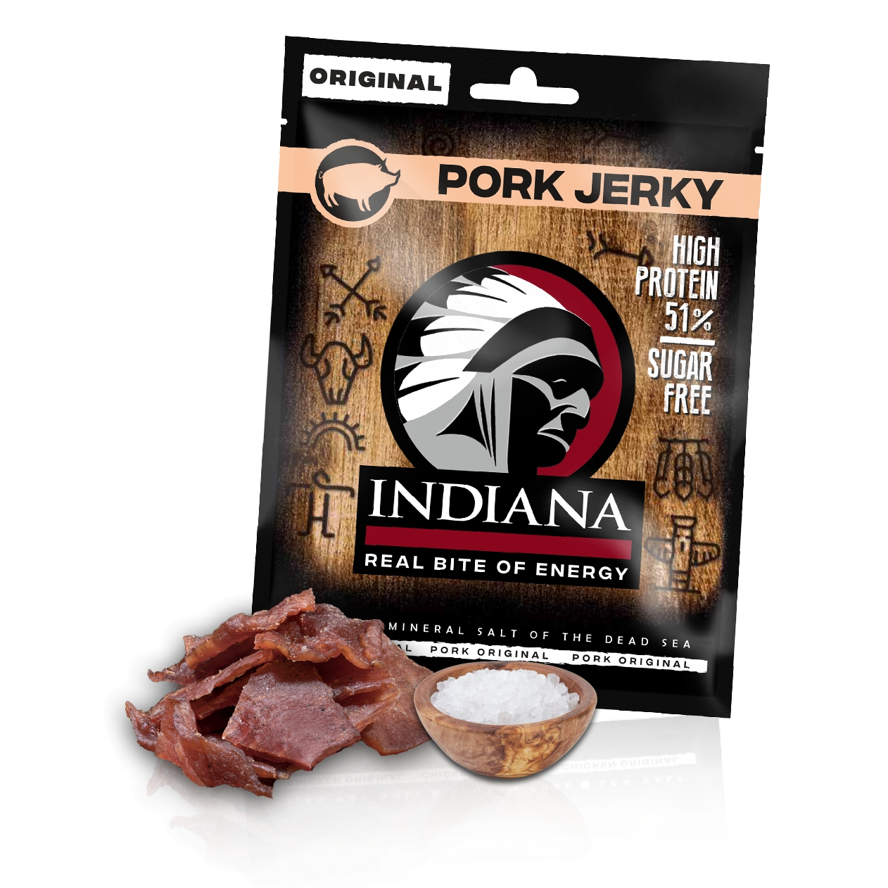 Sušené maso Indiana Jerky vepřové 25g