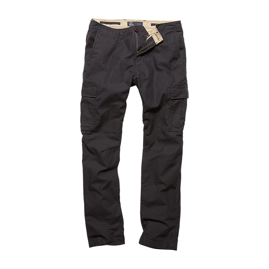 Kalhoty Vintage Industries Mallow - černé