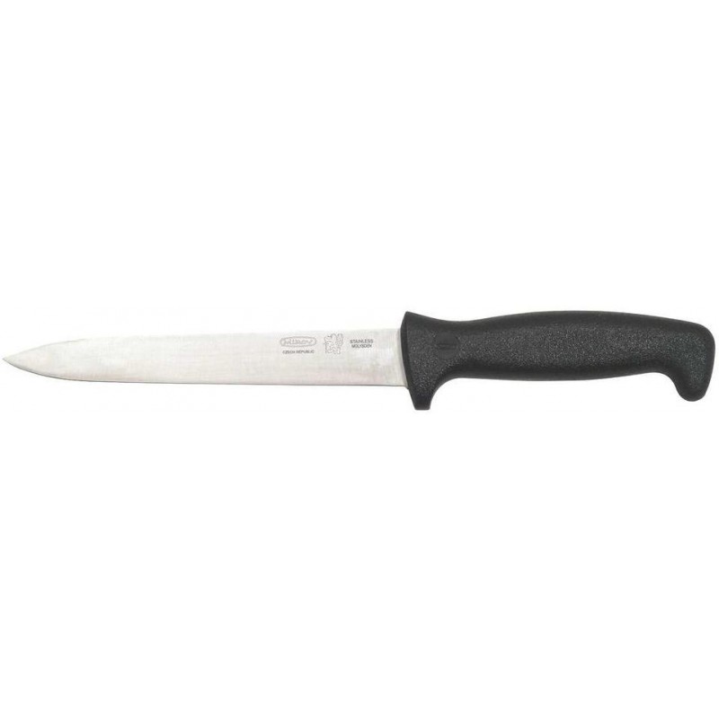 Nůž řeznický Mikov 304-NH-18 - černý-stříbrný (18+)