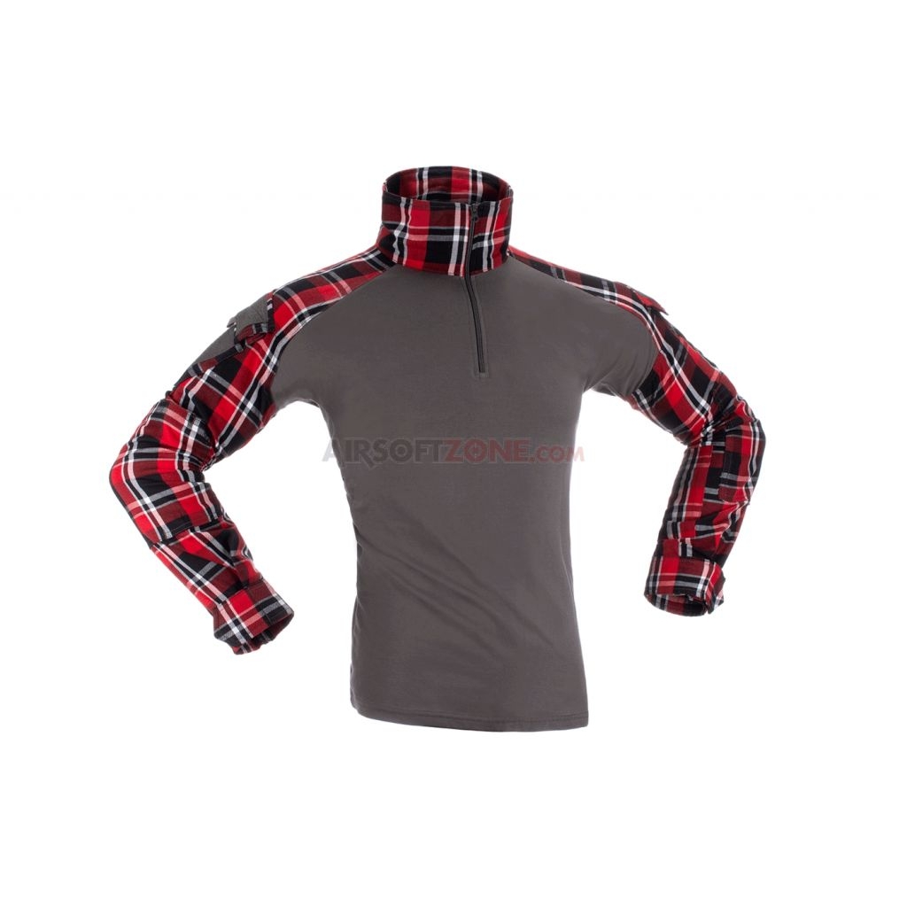 Taktická košile Invader Gear Combat Flannel - červená, XL