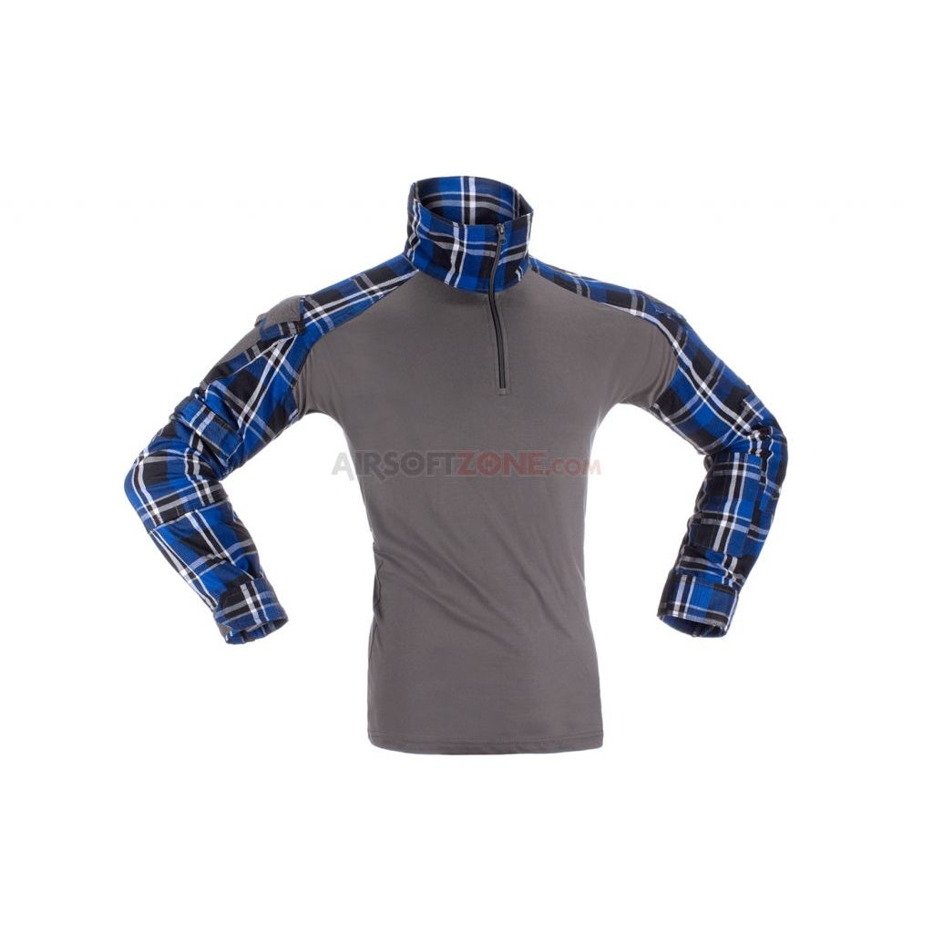 Taktická košile Invader Gear Combat Flannel - modrá, XS