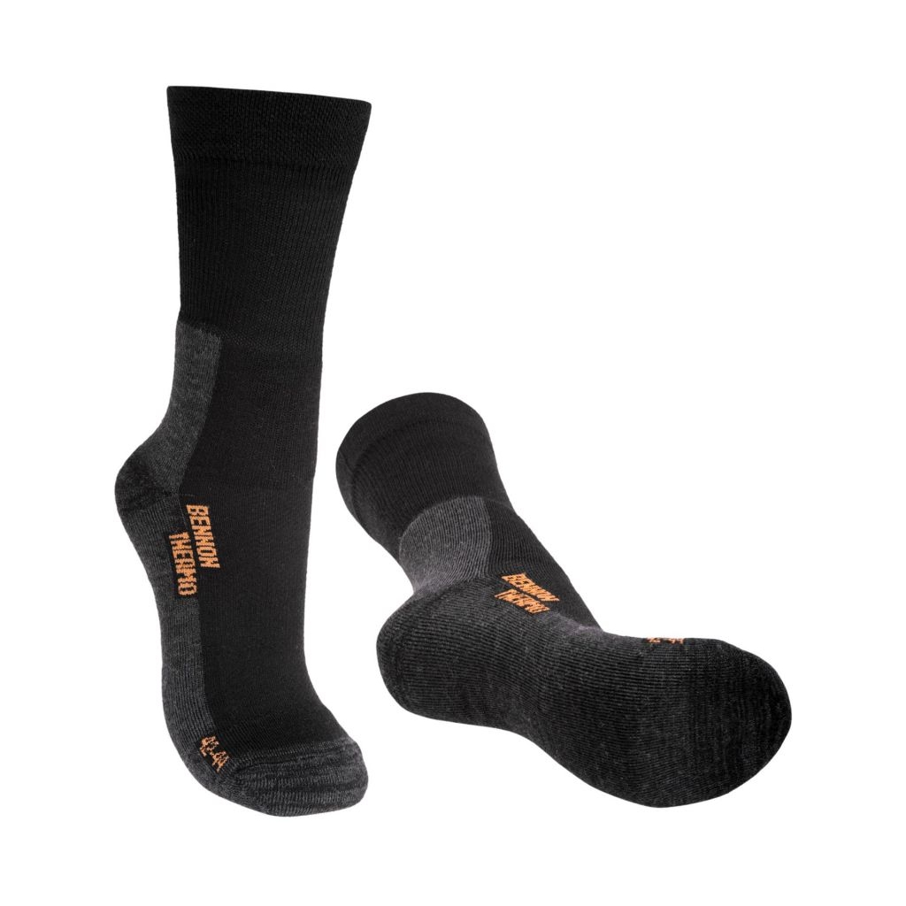 Ponožky Bennon Trek Sock Merino - černé, 39-41