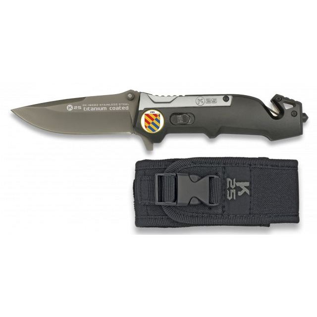 Nůž zavírací K25 Rescue Tactical UME - šedý