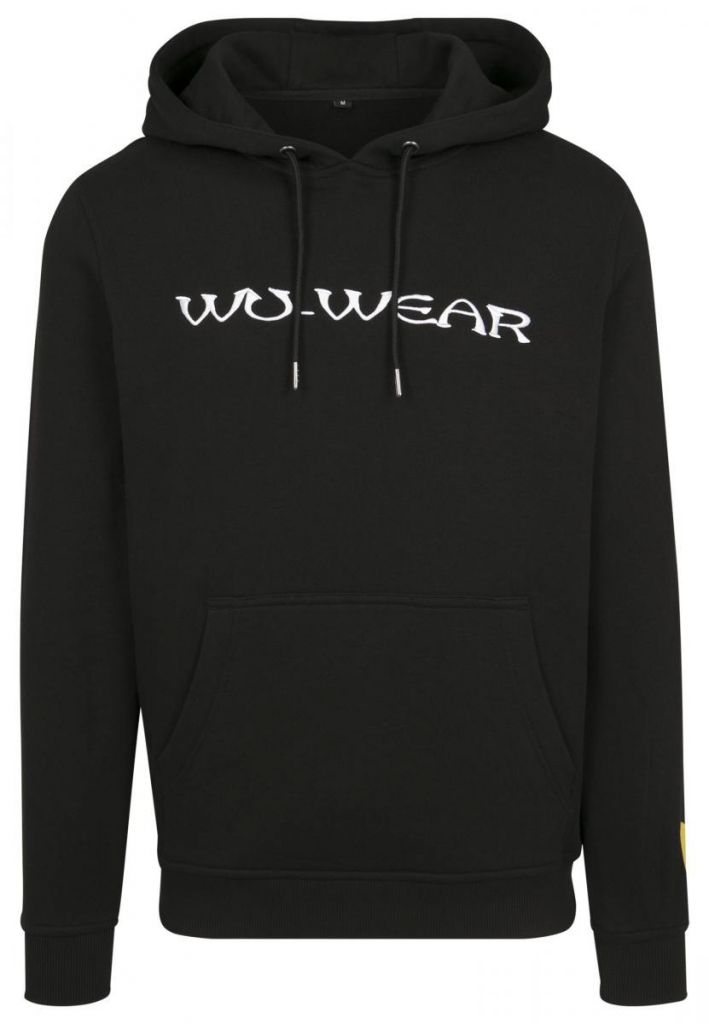 Mikina s kapucí Wu-Wear Embroidery Hoody - černá, XS