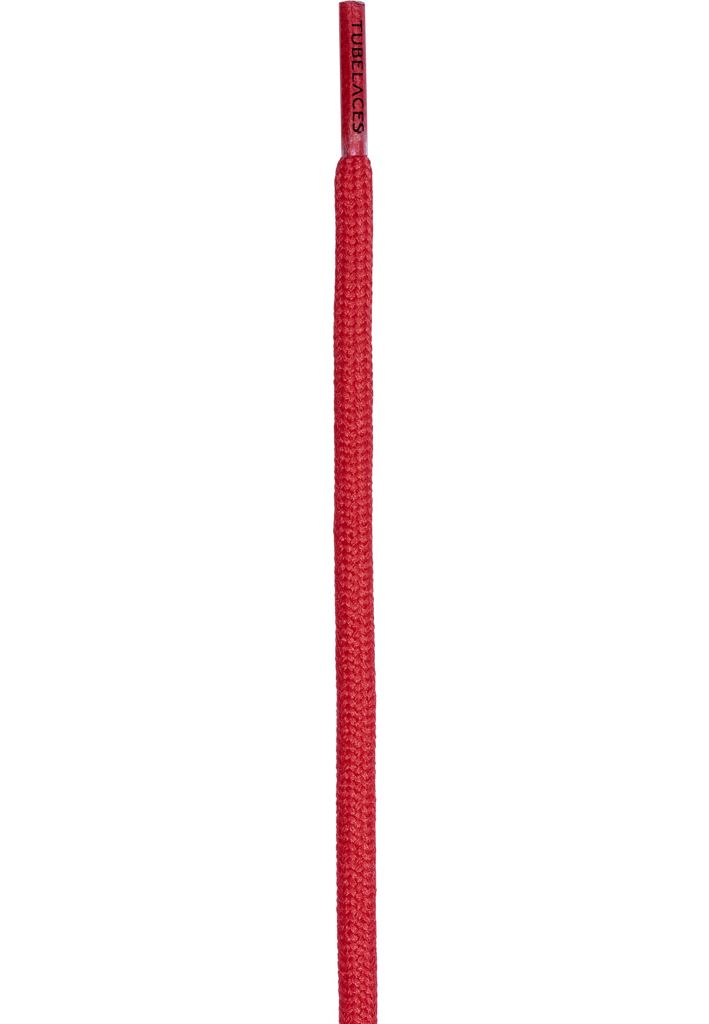 Tkaničky do bot Tubelaces Rope Solid - červené, 130