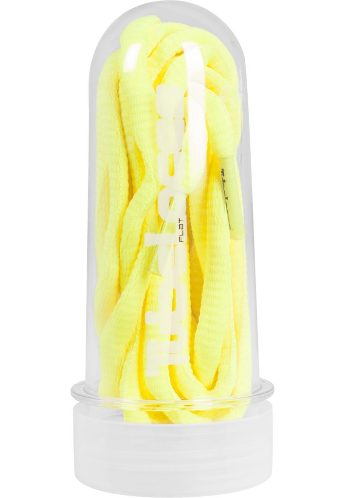 Tkaničky do bot Tubelaces Rope Pad 130 cm - žluté svítící, 130