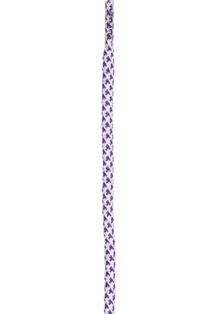 Tkaničky do bot Tubelaces Rope Multi - bílé-fialové, 150