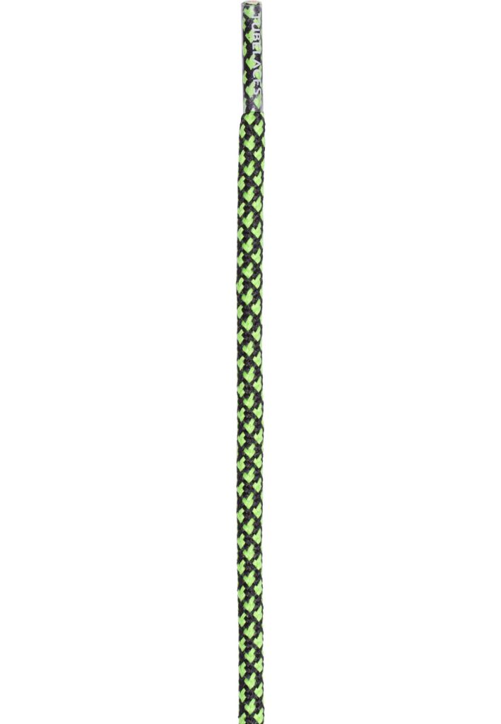 Tkaničky do bot Tubelaces Rope Multi - černé-zelené, 150