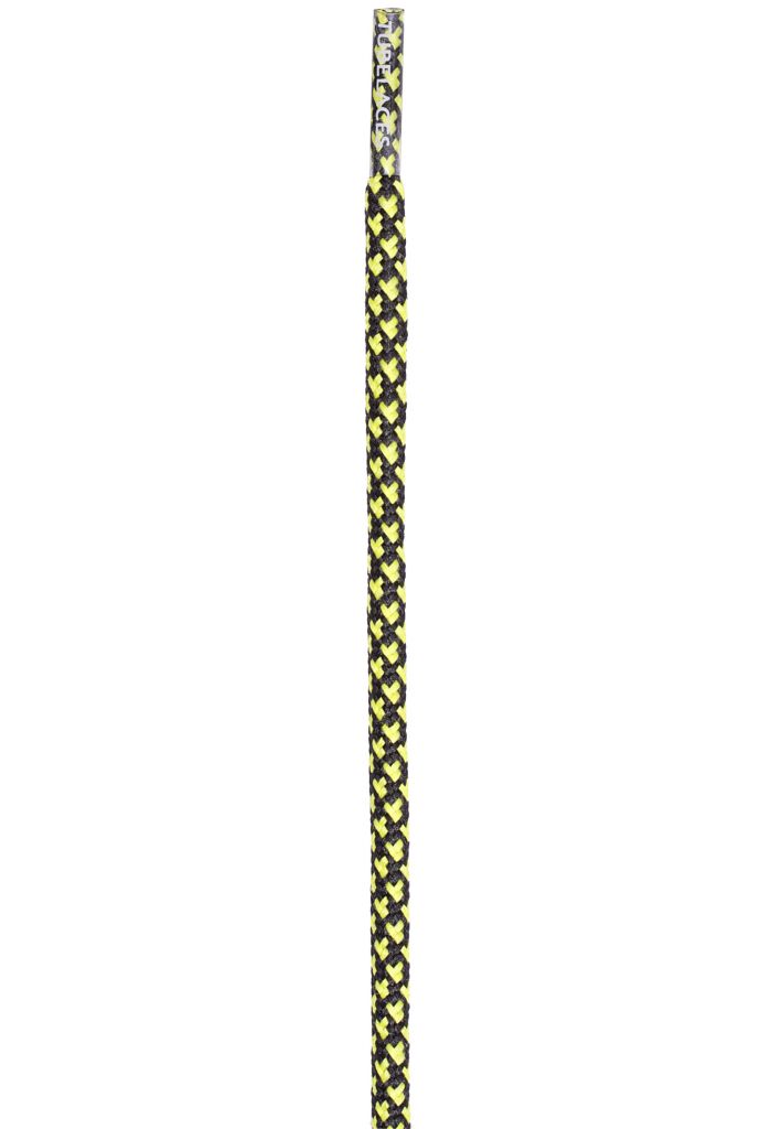 Tkaničky do bot Tubelaces Rope Multi - černé-žluté, 150