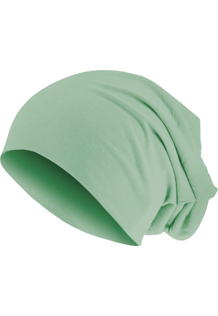 Čepice zimní MSTRDS Pastel Jersey Beanie - zelená