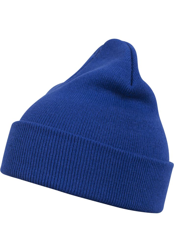 Čepice zimní MSTRDS Beanie Basic Flap - modrá