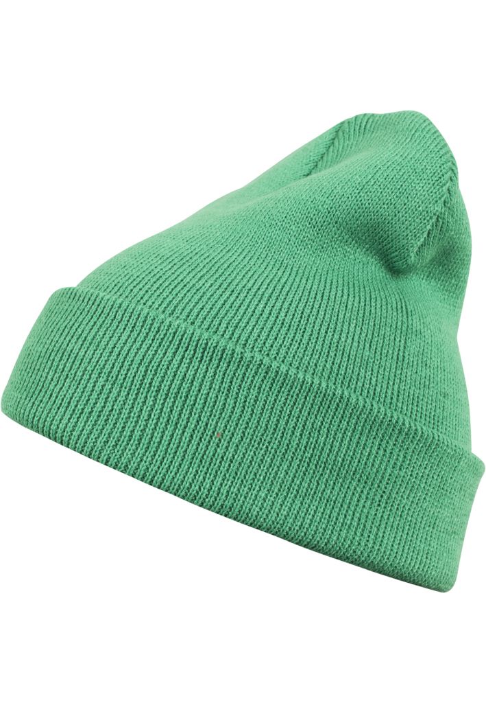 Čepice zimní MSTRDS Beanie Basic Flap - zelená