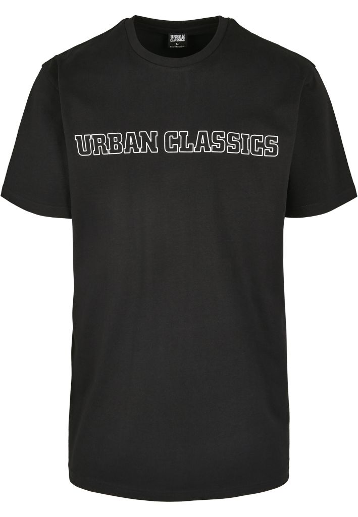 Triko Urban Classics Big Logo - černé, 3XL
