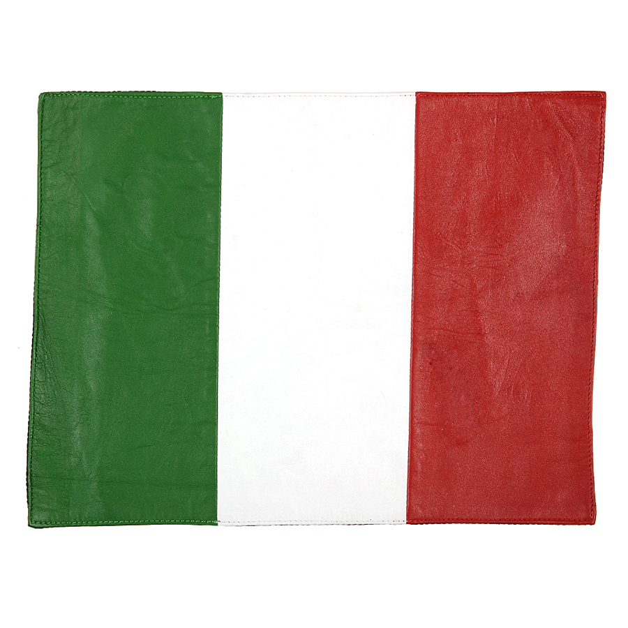 Vlajka kožená Fostex Itálie 35x27 cm - barevná
