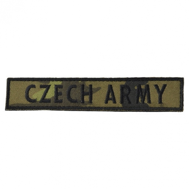 Nášivka CZECH ARMY suchý zip - český vzor