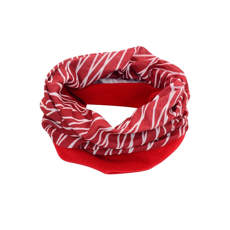 Sportovní šátek s fleecem Sulov Redy - červený