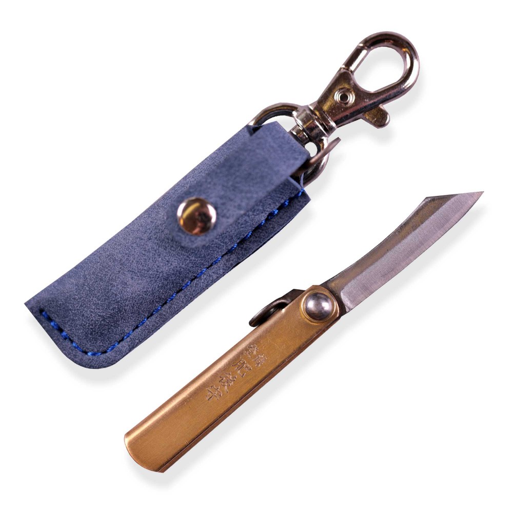 Nůž Sekiryu Higonokami Mini S s pouzdrem - modrý (18+)