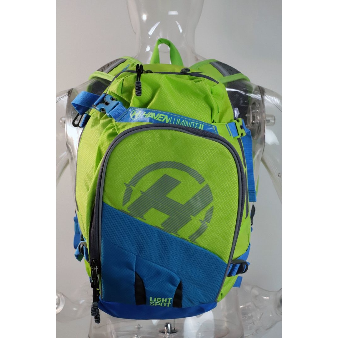 Hydratační batoh Haven Luminite II 12l - zelený, batoh s rezervoárem 2l
