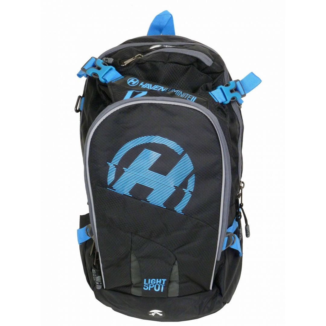 Hydratační batoh Haven Luminite II 18l - černý-modrý, batoh s rezervoárem 2l