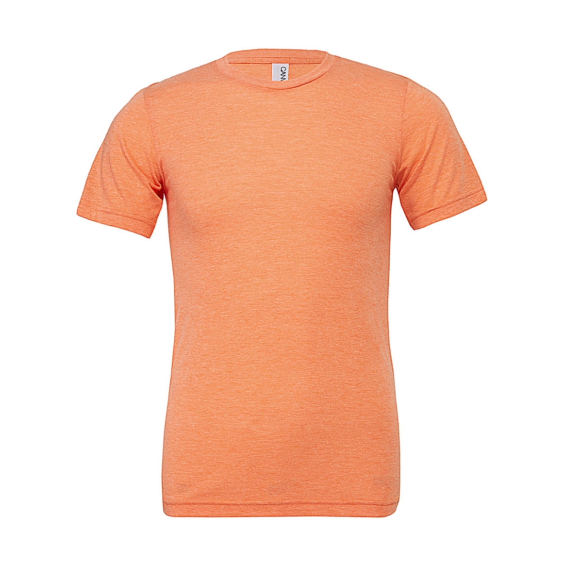 Tričko Bella Triblend Crew Men - oranžové, XL