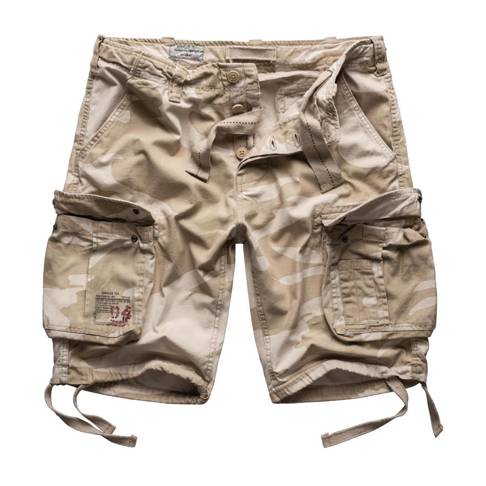 Kraťasy Airborne Vintage Shorts - desertstorm, L