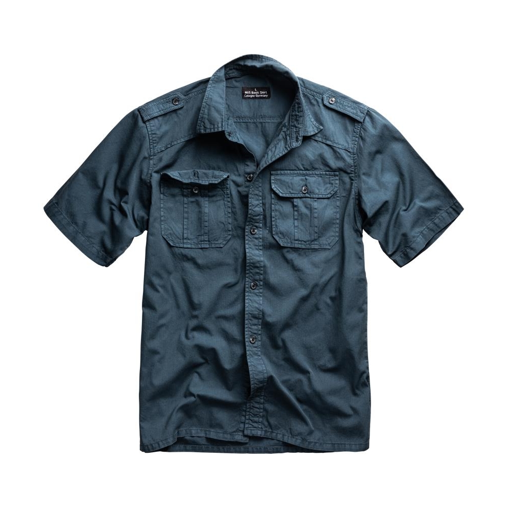 Košile Surplus M65 Basic Shirt s krátkým rukávem - navy, S