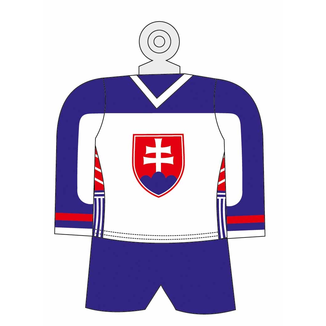 Minidres hokejový Slovensko - barevný