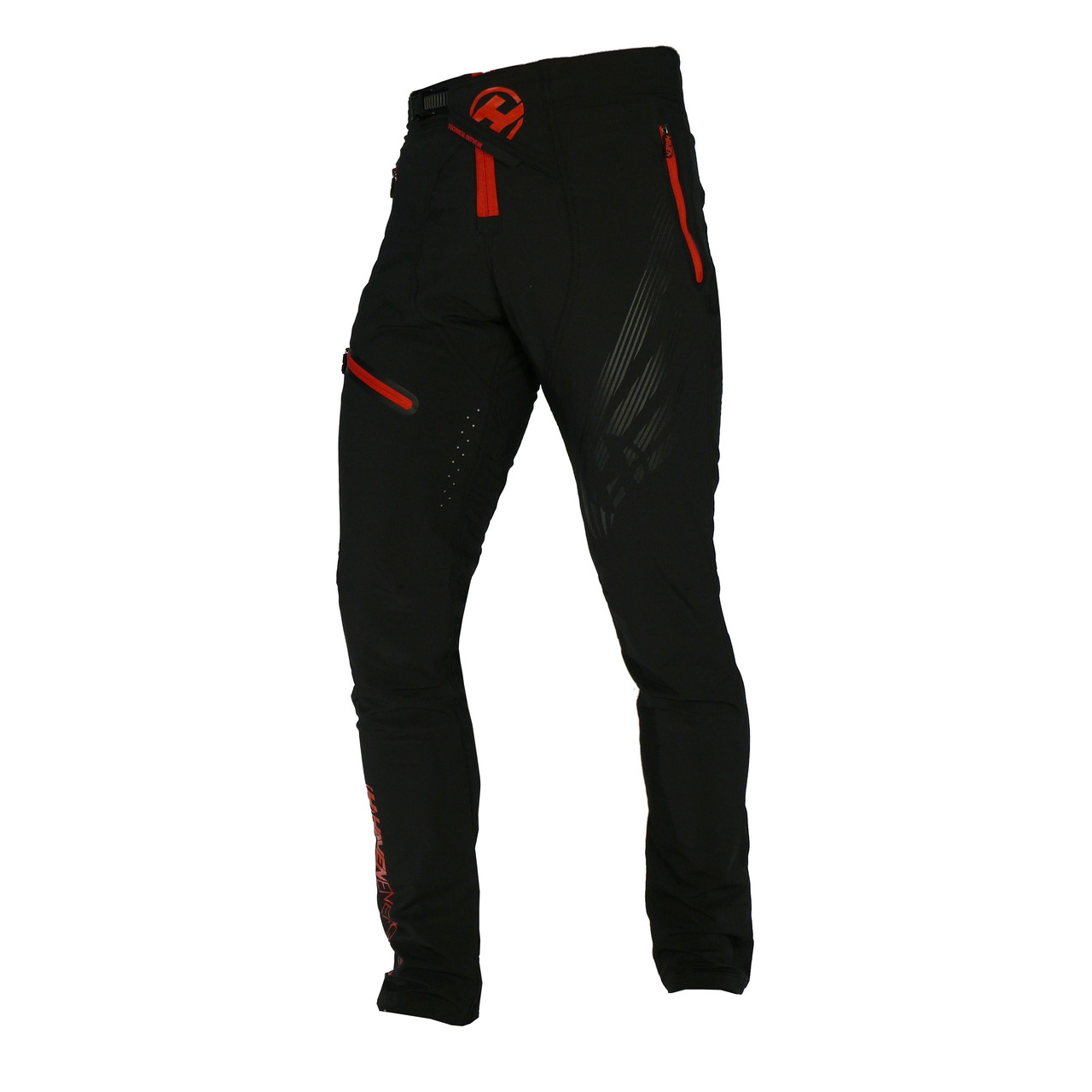 Kalhoty unisex Haven Energizer - černé-červené, XXL