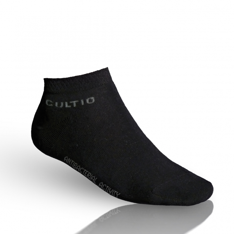 Snížené ponožky se stříbrem Gultio - černé, 29-30 = EU 43-45